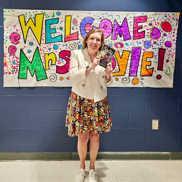 McCall Hoyle school visit